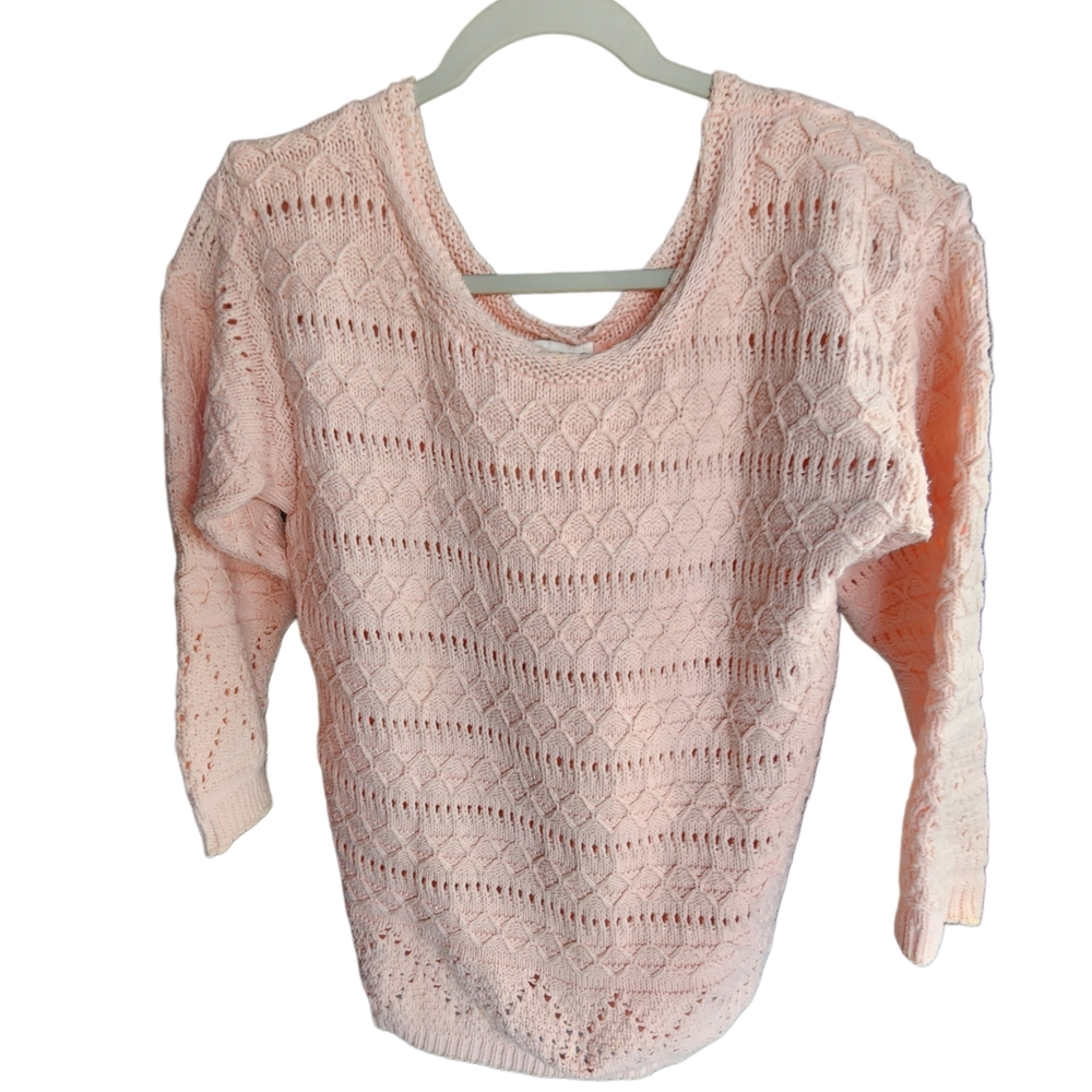 Women's Pink Knit Sweater